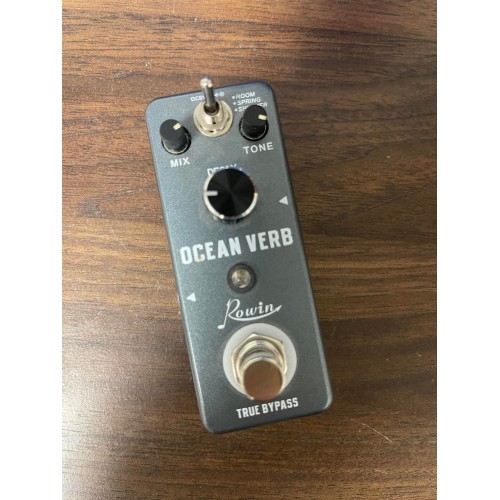 Pre-owned Rowin LEF-3800 Ocean Verb (Digital Reverb Mini Pedal - Room,  Spring, Shimmer)